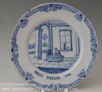 Plate Sally Taylor 1754