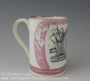 Mariner's Compass Frog Mug