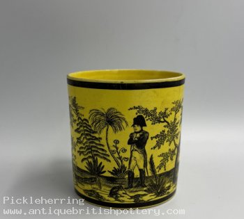 Glazed Earthenware Mug Napoleon Bonaparte